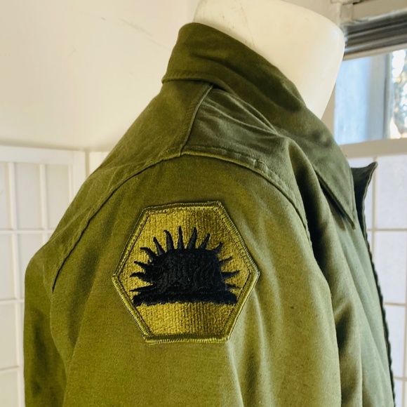 Vintage USA Military Jacket, L-XL. - Picture 4 of 9